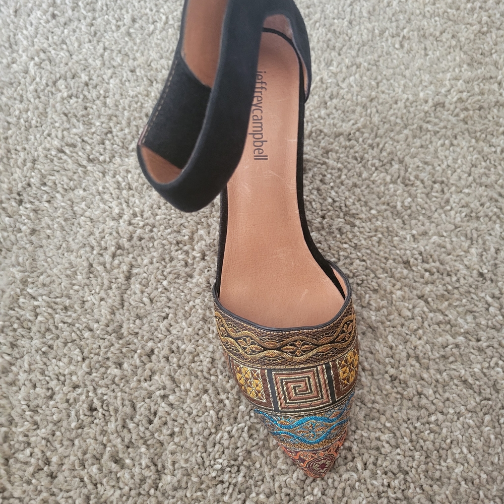 Jeffrey Campbell Multicolor Embroidered Women's Shoes
